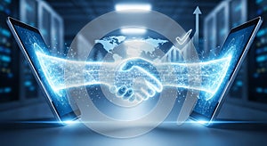 Digital Handshake in Server Room Data Exchange