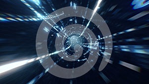 Digital hexadecimal code data tunnel