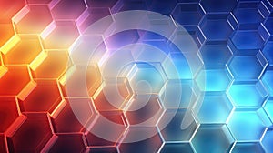 digital hexagon grid network