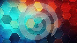 digital hexagon grid network