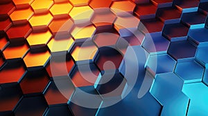 digital hexagon grid network