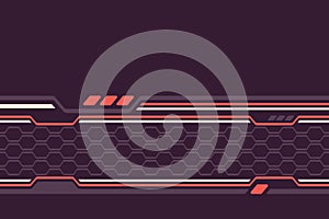 Digital honeycomb vector background