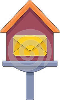 digital icon illustration image, email inbox