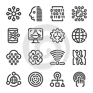 Digital icon set