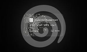 Digital ID card, Electronic Identification. e-ID smartcard, a digital solution for proof of identity.