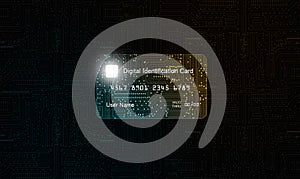 Digital ID card, Electronic Identification. e-ID smartcard, a digital solution for proof of identity.