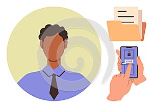 Digital Identification and Secure Document Access via Smartphone Authentication