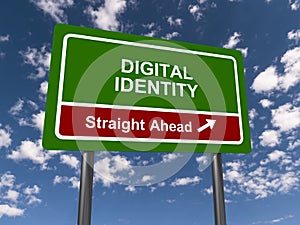 Digital identity traffic sign