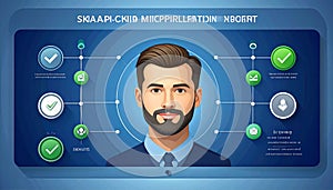 Digital Identity Verification Interface Concept