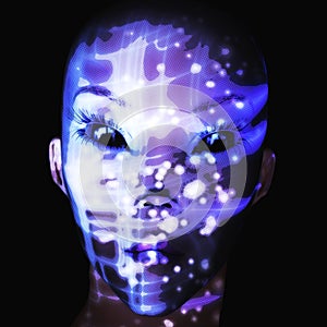 Digital Illustration of an Alien