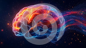 digital illustration brain memory emotion