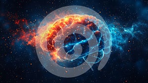 digital illustration brain memory emotion