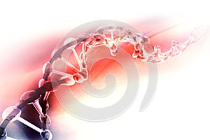 Digital illustration of dna