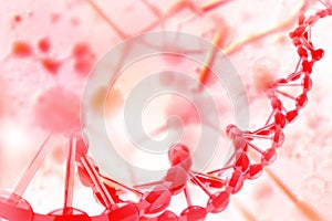 Digital illustration of dna