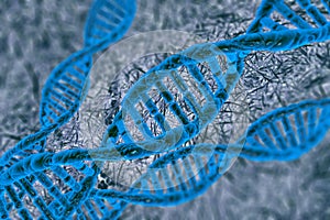 Digital illustration dna cell