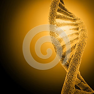 Digital illustration DNA structure