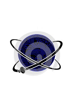 A digital illustration featuring a stylized