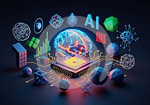 Various colors and sizes emphasize the diversity and complexity of