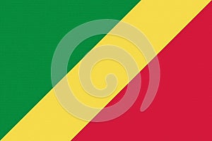 Digital illustration of the national flag of the Republic of the Congo