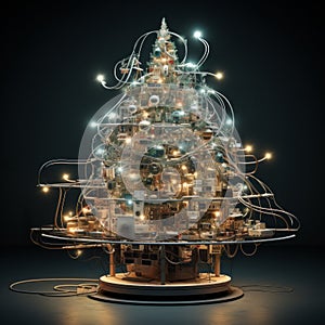 High-Tech Holiday Tree: The Future of Christmas Decor photo