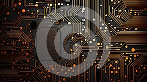 digital illustration tech background