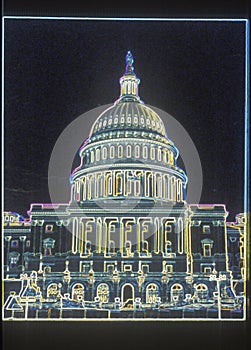 Digital Image of the United States Capitol Building, Washington, D. C.