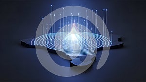 Digital India: Futuristic Network and Data Visualization on Map