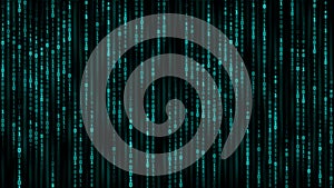 Digital information concept - binare code background