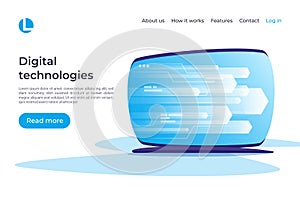 Digital information technologies, networking, data processing ve
