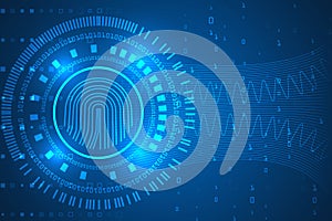 Digital innovation and high tech technological abstract.