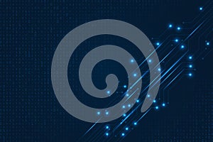 Digital innovation and high tech technological abstract.