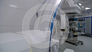 Digital and innovative X-Ray system standing in operating room