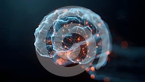 Digital Intelligence: Abstract Brain Network and AI Learning