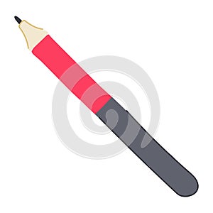 digital interactive whiteboard pen cartoon vector illustration