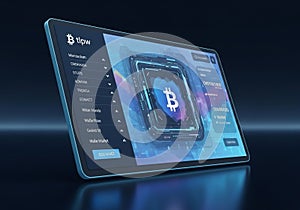 A digital interface displayed on a