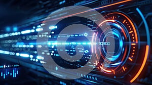 A digital interface displaying a loading screen with a progress