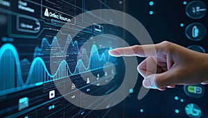 Digital Interface with Hand Interaction