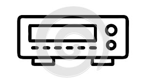 Digital Interface Icon: Screen Control Panel Symbol Vector, vector design Generative AI