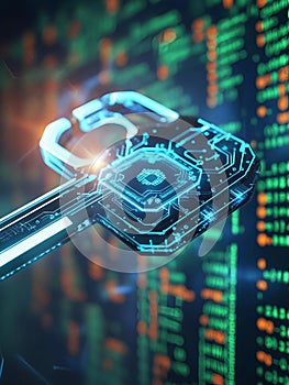 Digital Key Cyber Security and Data Protection photo