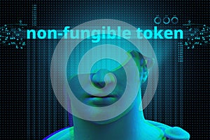 Digital key NFT its non-fungible token based on cryptocurrency
