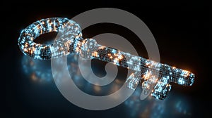 Digital Key: Securing Access with Encrypted Data and Modern Technology