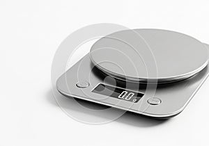 Digital kitchen scale with a sleek,