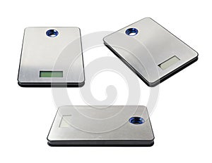 Digital kitchen scales isolated