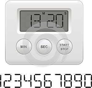 Digital kitchen timer