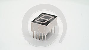 Digital screen display electronic component. Small single board computer device.