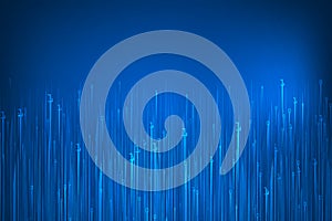 Digital lines with code number abstract. big data technology background.