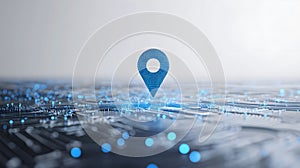 Digital location tracking global network map