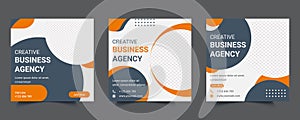 Digital Marketing Agency Social Media Web Banner post Template Design.