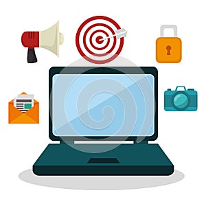 digital marketing e-commerce icon