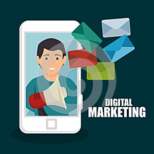 digital marketing e-commerce icon